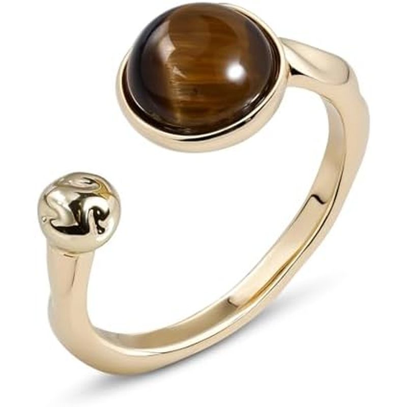 Women's Gold-Plated Couple Rings, adjustable by guanwujiy3.vn