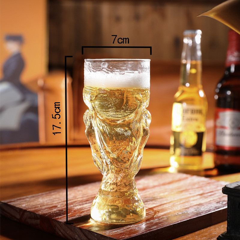 Cốc thủy tinh cúp World Cup 2026 BL150 ly bia bóng đá dung tích lớn 450ML 600ML 800ML