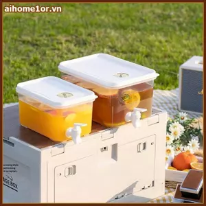 Bình nước lạnh AIHOM 6.5L có vòi dung tích lớn để sử dụng tủ lạnh Lý tưởng cho gia đình và văn phòng,