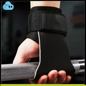 Nâng Trọng Lượng Dây Đeo Cổ Tay Móc Hỗ Trợ Cho Max Gripsupport Grip Phụ Kiện Tập Gym Cho Deadlifts Heavy Shrugs