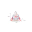 Ba lô SQ11 Sanrio HELLO KITTY dành cho học sinh tiểu học Túi đi học trẻ em dung tích lớn nhẹ