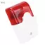 apill 12V DC Âm thanh & Ánh sáng Còi báo động 110dB Còi an ninh có thể điều chỉnh âm lượng với đèn LED nhấp nháy Cảnh báo chống trộm cho nhà để xe, văn phòng tại nhà