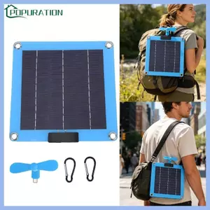 Bảng sạc năng lượng mặt trời POP có quạt USB Bảng điện treo di động cho ngoài trời