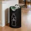 Giỏ gấp đa năng BeautifulHomeA có tay cầm bằng nhôm để tái chế chất thải chai rỗng VN