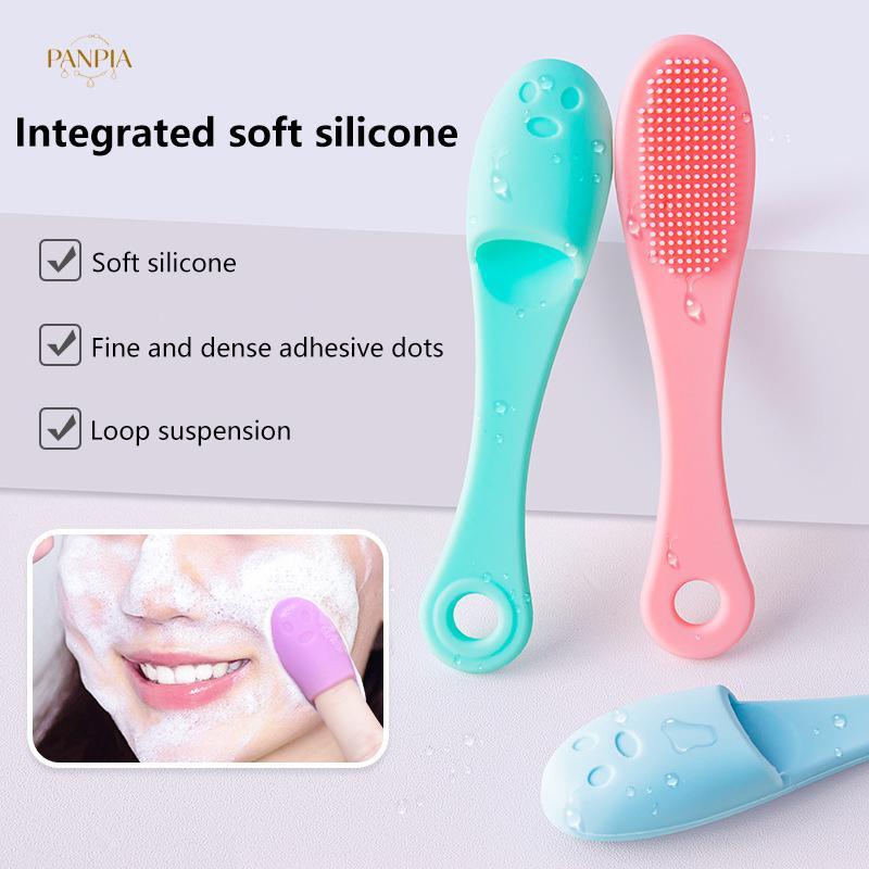 PNPIA- Bàn chải mũi silicon Máy làm sạch lỗ chân lông đầu di động Bàn chải Massage hai mặt Dụng cụ làm đẹp Dụng cụ làm sạch da mặt Máy chà mũi