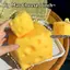 GILL Giant Cheese Squishys, Giảm căng thẳng giác quan Mềm mại mới lạ Squishy phô mai lớn, Đồ chơi bóp mềm tăng chậm màu vàng thư giãn