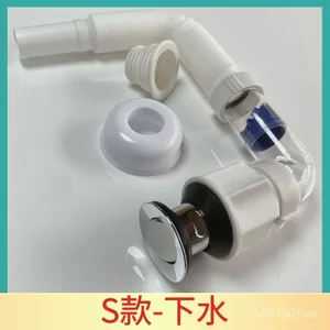 Chậu Rửa Khử Mùi Cống Cống Ống Chậu Rửa Thiết Bị Chậu Rửa Đa Năng Ống Thoát Nước Phụ Kiện Rò Rỉ Cắm Ống TVXR
