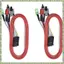 2 Vỏ Máy Tính ATX Bật Tắt Nguồn Thiết Lập Lại Cáp Công Tắc Với 2 Đèn LED Ánh Sáng Đỏ Xanh ATX Vỏ Dây Viền Trước, 65cm