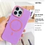 Ốp lưng iphone Vòng tròn mỏng hút từ tính thích hợp cho vỏ điện thoại di động iphone16Promax hút từ tính ẩn Apple 15 Vỏ bảo vệ điện thoại di động chống rơi