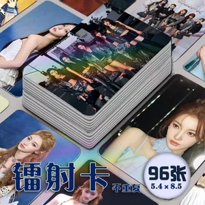 ✨Sản phẩm mới✨A2OMAY Lễ hội âm nhạc mắt lớn Bắc Kinh Photocard Laser 96 tờ Trọn bộ Thẻ lomo HD 10cm tùy chỉnh✨Sự kiện✨