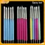 VFZ 5 Cái 2 Chiều Móng Tay Nghệ Thuật Acrylic Điểm Silicon Hoa Bút Móng Tay Thép Không Gỉ Chấm Dụng Cụ Đá Cẩm Thạch Tranh Bút Louislifecool