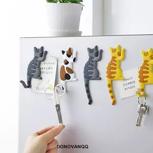 Nhãn dán tủ lạnh DONOVANQQ Phim hoạt hình mới lạ Móc đáng yêu