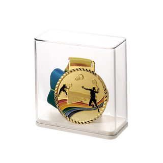Hộp trưng bày huy chương, giá đỡ huy hiệu marathon Acrylic trong suốt, Có thể xếp chồng lên nhau, Chống bụi, Hiển thị