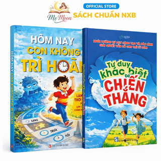 Combo 2 Cuốn: Hôm Nay Con Không Trì Hoãn và Tư Duy Khác Biệt Để Chiến Thắng.