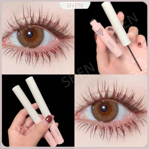 Mascara Chống Thấm Nước Kéo Dài Uốn Dày Đặc Tự Nhiên Mịn Đầu Bàn Chải Chống lem Nữ Nâu Lâu Dài Tạo Kiểu