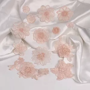 YHMSP3949 Miếng Dán Ren Hồng Miếng Dán Màu Thịt Gạc Quay Thích Hợp Cho Áo Xuống Lưới Chống Muỗi Phù Hợp Với Kích Thước Nhỏ Thời Trang