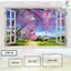 Tranh Dán Tường 3D Cửa Sổ Vườn Hoa Tulip Xanh – Trang Trí Phòng Khách, Phòng Ngủ Hiện Đại Tối Ưu Năng Lượng.