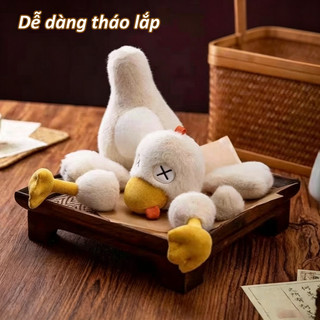 【BabyJoy】Búp bê vịt sang trọng từ tính có thể tháo rời,Mềm mại như nhung,giảm căng thẳng đa chức năng cho trẻ em