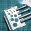 Bộ thước lá đo ren vít thép không gỉ bền Thread Pitch Gauge, Mô hình đo