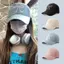 AqToCna Ngọt Nơ Bóng Chày Cotton Có Thể Điều Chỉnh Mũ Snapba Xuân Thu Thêu Mũ Nữ Ngoài Trời Thường Ngày Mũ Chống Nắng Tấm Che Mũ AqToCna