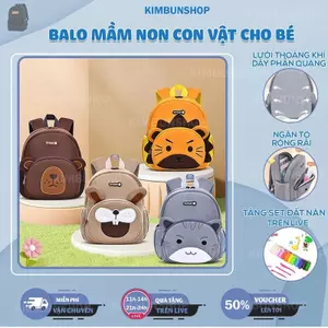 Balo mầm non cho bé trai, bé gái siêu dễ thương-kimbunshop13