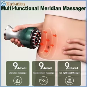 XOITU Sạc Guasha Máy Mát Xa Định Hình Cơ Thể Làm Nóng Kinh Tuyến Cạo Bàn Chải Lymphatic Giải Độc Chế Độ Nạo vét Mỡ Đốt VN