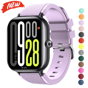 Dây đeo silicon cho Redmi Watch 6 5 4 dây đeo đồng hồ thay thế thể thao cho phụ kiện dây đeo Mi Band 10Pro / 9Pro / 8Pro