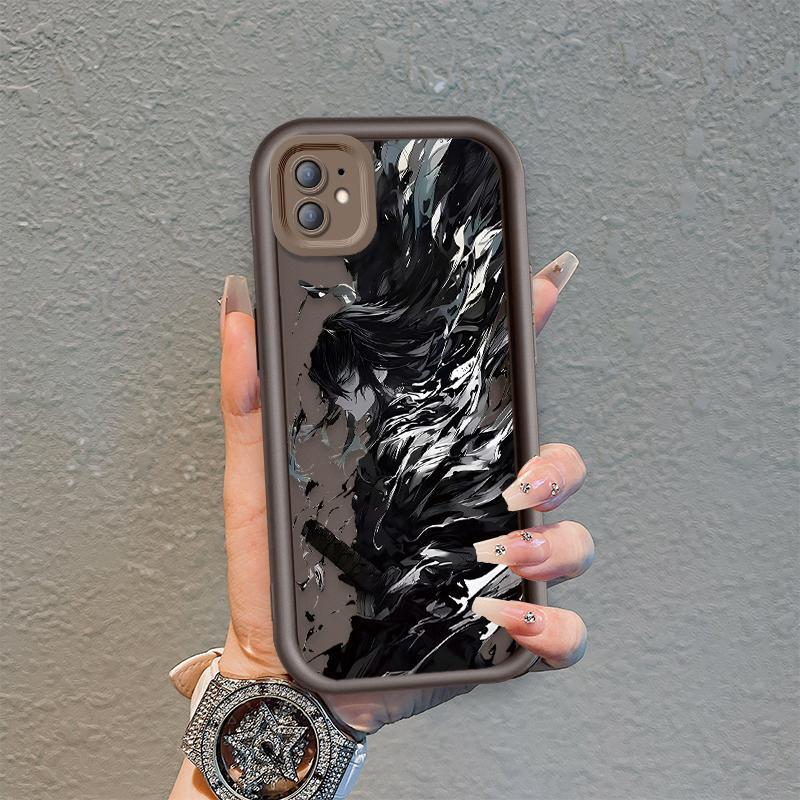 Áp dụng cho iPhone 11 12 13 Pro Max Vỏ điện thoại mềm cầm tay bằng silicon hoạt hình TPU Yuta Okkotsu Jujutsu Kaisen Sinh viên Angel Eye Ốp lưng chống sốc