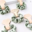 14 Chiếc Satin Scrunchie Buộc Tóc Cho Đám Cưới Kính Mắt Giá Đỡ Màu Trơn Hình Trái Tim Kính Mát Cưới Khách Lụa Scrunchie Kính Mắt