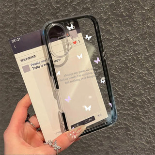Ốp lưng iPhone Bướm Anh con màu xanh cho iPhone 17 16 15 14 13 12 11 Pro ProMax Plus Ốp lưng silicon TPU mềm