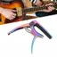 toyuvn HUIOP Metal Guitar Capo với Spring Pick Holder Đệm mềm cho đàn Ukulele Bass điện Acoustic Banjo Độ cứng cao Chống mài mòn (Nhiều màu)