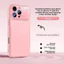 Ốp điện thoại silicon lỏng hương liệu lớn thương hiệu cho iPhone 17 Pro Max, chống sốc, bền, có thể sử dụng với iPhone 17 16 Pro Max 15 14 13 12 11, chất liệu silicon lỏng, cảm giác