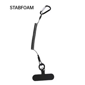 Dây điện thoại STABFOAM, Dây buộc điện thoại chống mất miễn phí, Dây đeo cổ tay chống trộm có thể điều chỉnh linh hoạt di động Du lịch