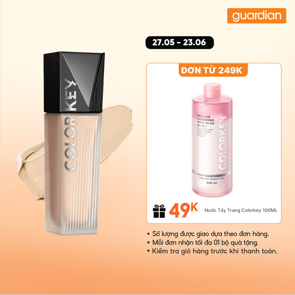 Kem Nền Lâu Trôi Dạng Lỏng Colorkey Long Lasting Flawless Liquid ...