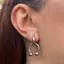 AqToCna Thời Trang Móng Ngựa Tròn Hạt Đơn Giản Thép Không Gỉ Bông Tai Punk Spiked Đinh Tán Mặt Dây Chuyền Bông Tai Nữ Tiệc Hàng Ngày Tặng Trang Sức AqToCna