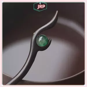 JRP Phong Cách Trung Hoa Giả Ngọc Gỗ Tóc Stis Đơn Giản Retro Tóc Nĩa Kẹp Tóc Cho Nữ Bé Gái Tóc Bun Cố Định Tóc Trang Sức JRP