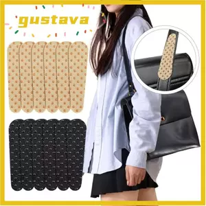 GUSTAVA 6 Miếng Dán Dây Đeo Vai, Dải Chống Trơn Trượt Có Thể Tái Sử Dụng Miếng Dán Túi Đeo Vai Chống Trơn Trượt, Túi Silicon Chấm Thời Trang Phụ Kiện Bảo Trì Túi