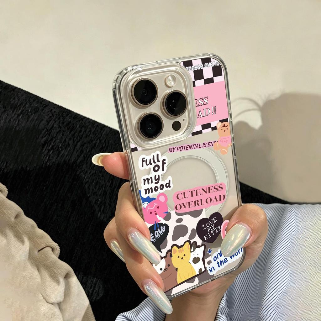 Ngọt mát cắt dán Thích hợp iPhone 1714p15 trường hợp điện thoại 1311 mới 12 hút từ 11