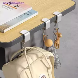 Móc treo túi xách bàn học không đục lỗ đa năng, giá đỡ túi bên cạnh, tiện lợi cho sinh viên