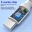 Cáp dữ liệu sạc / truyền Type C sang Type C / IOS 100W PD Cáp dữ liệu dệt Nylon sạc siêu nhanh Cáp dữ liệu sạc 2M / 3M