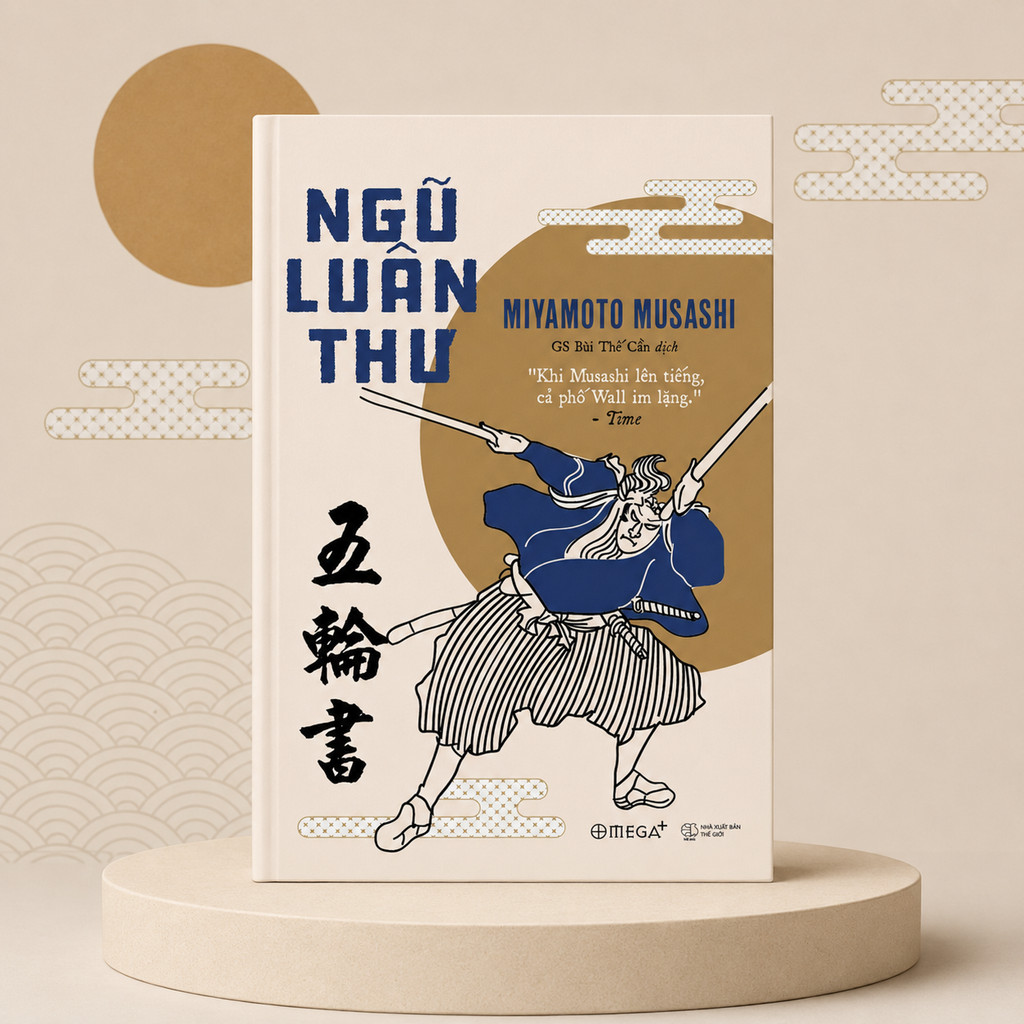 Sách - Ngũ Luân Thư - Binh pháp kinh điển của người Nhật - Miyamoto Musashi - Omega Plus