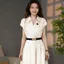 Sức Mạnh Đàn Hồi Phù Hợp Với Dây Mỏng Nữ Váy Áo Len Blazer Eo Eo Eo Eo Thắt Lưng Trang Trí Đen 5.29