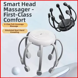ST2 Điện Bạch Tuộc Đầu Massage Rung Trị Liệu Máy Mát Xa Giảm Mệt Mỏi Đầu TS2