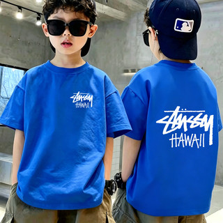 Áo Thun Trẻ Em Unisex In Chữ Thời Trang, Cotton Mềm, Áo Ngắn Tay, Phù Hợp Đi Học & Chơi, Cho Bé 3-12 Tuổi