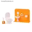 MỚI 1: 12 Nhà Búp Bê Miniture Nội Thất Búp Bê Đồ Gia Đình Cô Gái DIY Nhập Vai Đồ Chơi Trang Trí Phụ Kiện SKY