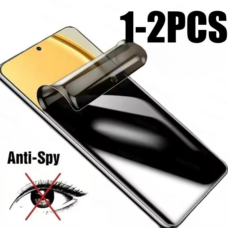 1-2 Chiếc Màng Hydrogel Mềm Mờ Cho Infinix Note 40 50 50s 50x 60 Pro Ultra Plus 4G 5G Chống Trầy Xước Chống Gián Điệp Riêng Tư Và Bảo Vệ Màn Hình HD Phim Chống Ánh Sáng Xanh