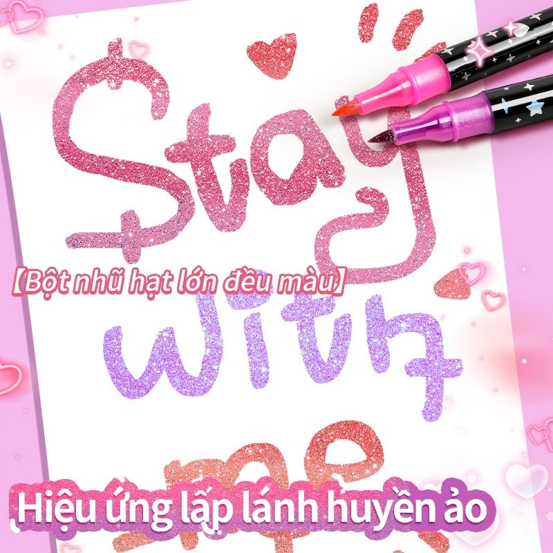 Bút dạ màu acrylic marker đầu cọ màu nước 48/96 màu cho bé học tập người lớn sáng tạo nghệ thuật