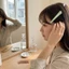 Kẹp Tóc Màu Kẹo Mờ Cho Nữ Đơn Giản Và Đa Năng Bên Nổ Kẹp Tóc