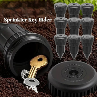 Vườn Mới Xanh Phong Cách Cỏ Rắc Đầu Chìa Khóa Hộp Bảo Quản Chìa Khóa Ẩn Hộp Đựng Trang Trí Ngoài Trời