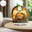 Houdoudou Trang trí cảnh Chúa giáng sinh phong cách tối giản, chất liệu acrylic, decor bàn tôn giáo tinh tế